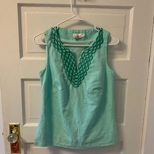 Vineyard vines beaded blouse